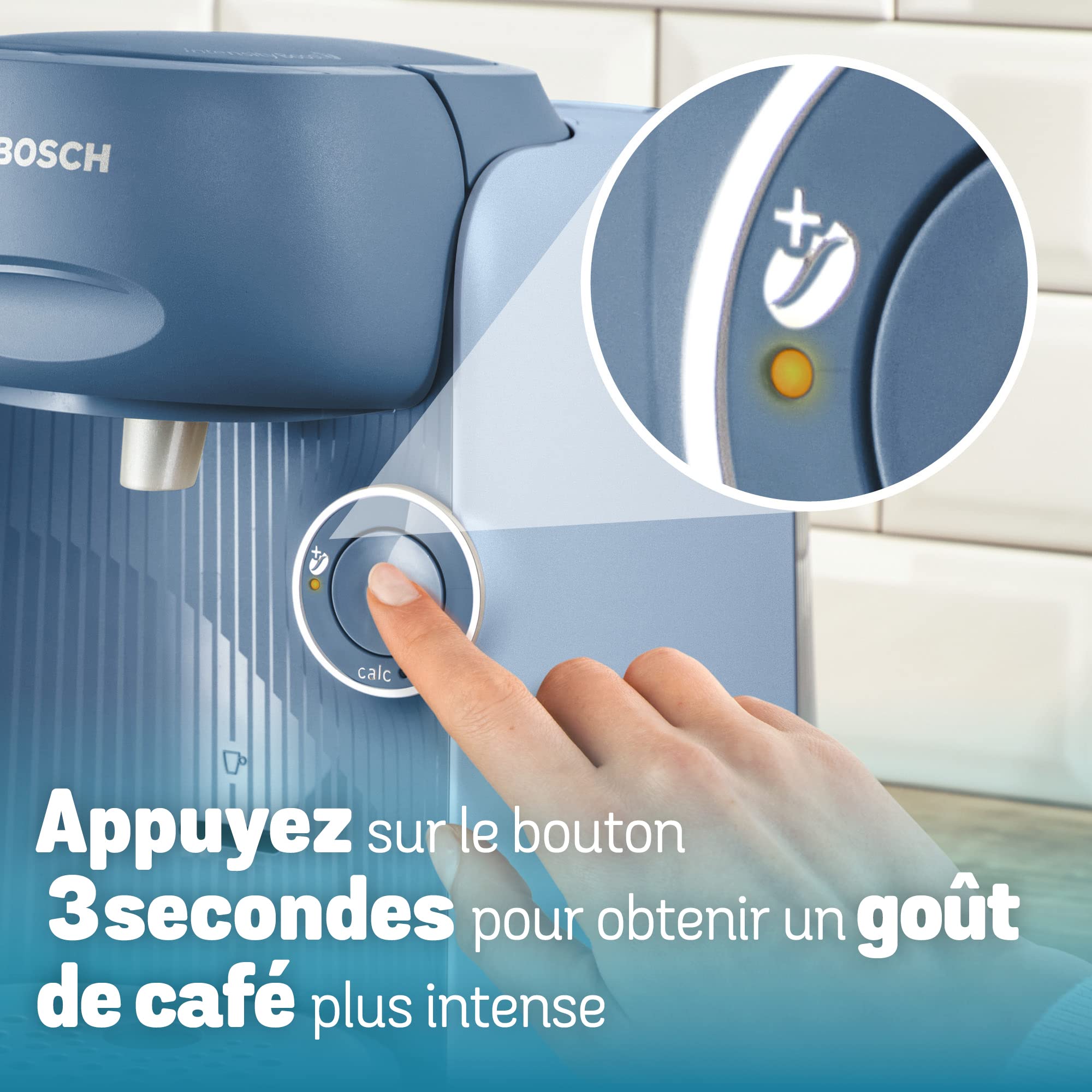 Cafetière Tassimo Finesse TAS16B3 Bleu Lavande – IntensityBoost