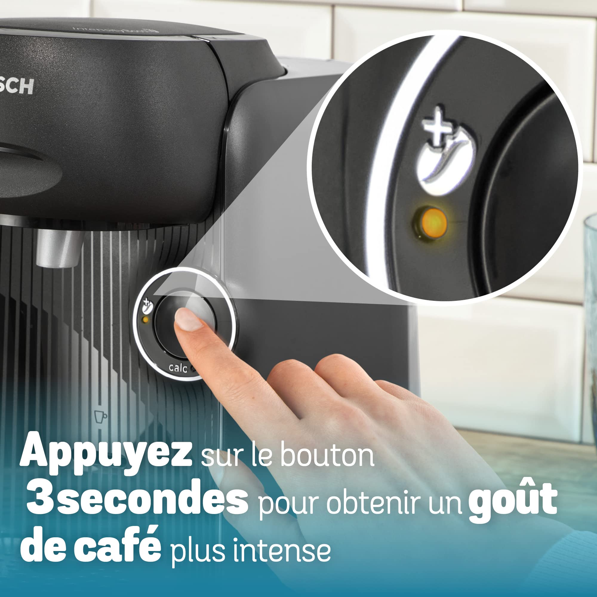 Cafetière Tassimo Finesse TAS16B2 Noir – +70 Boissons, IntensityBoost