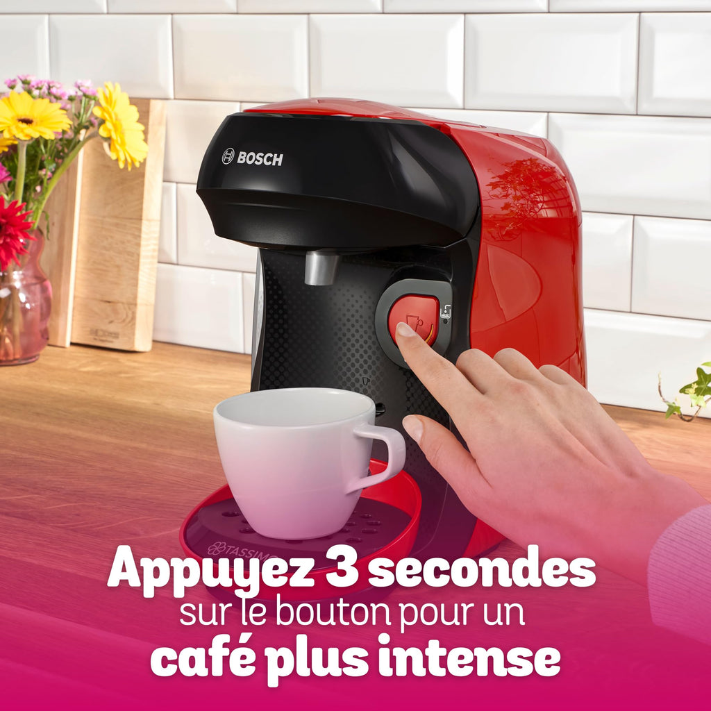 Cafetière Tassimo Happy TAS103E Rouge – +70 Boissons, OneTouch