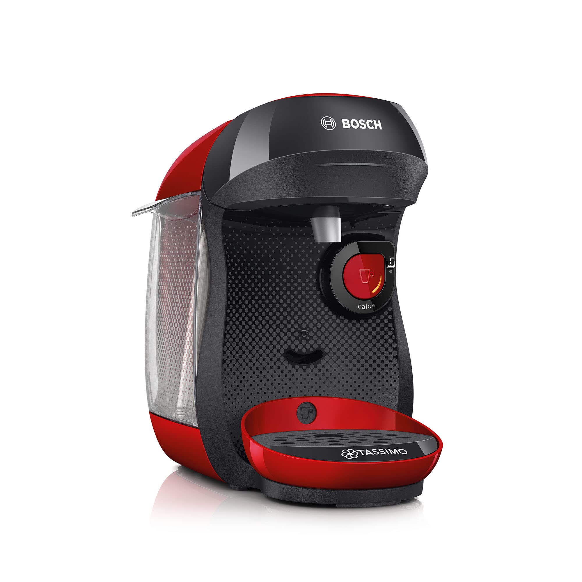 Tassimo Happy TAS1003 Rouge – Machine à Capsules 1400W, +40 Boissons