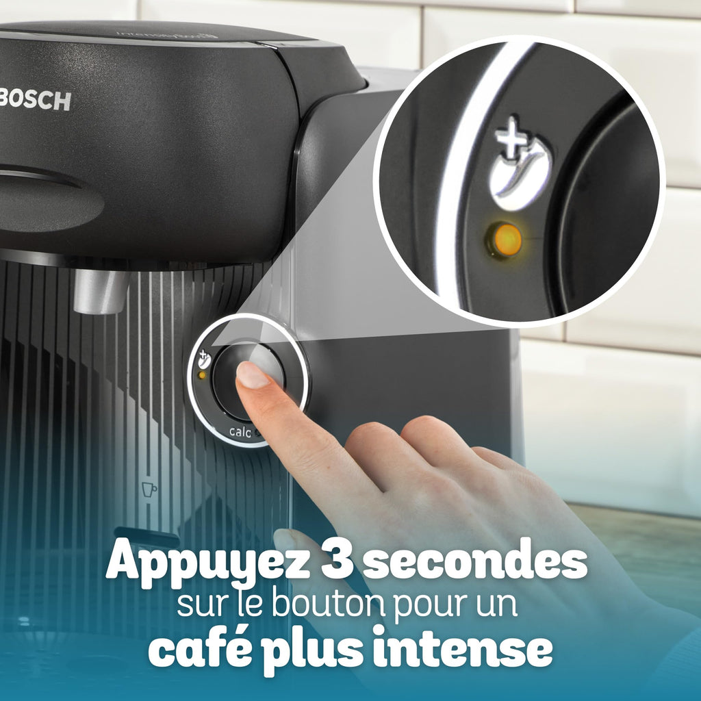 Cafetière Tassimo Finesse TAS162E Noir – +70 Boissons, IntensityBoost