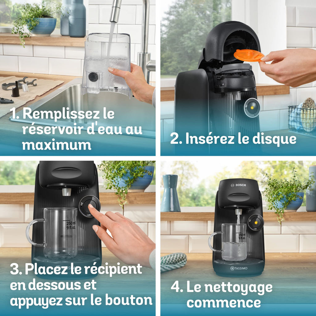 Cafetière Tassimo Finesse TAS16B2 Noir – +70 Boissons, IntensityBoost
