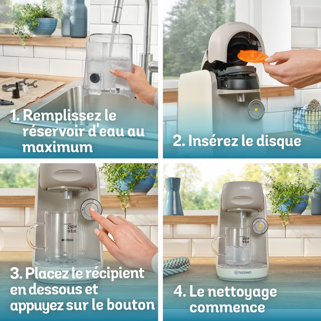 Cafetière Tassimo Finesse TAS16B3 Crème – +70 Boissons, IntensityBoost