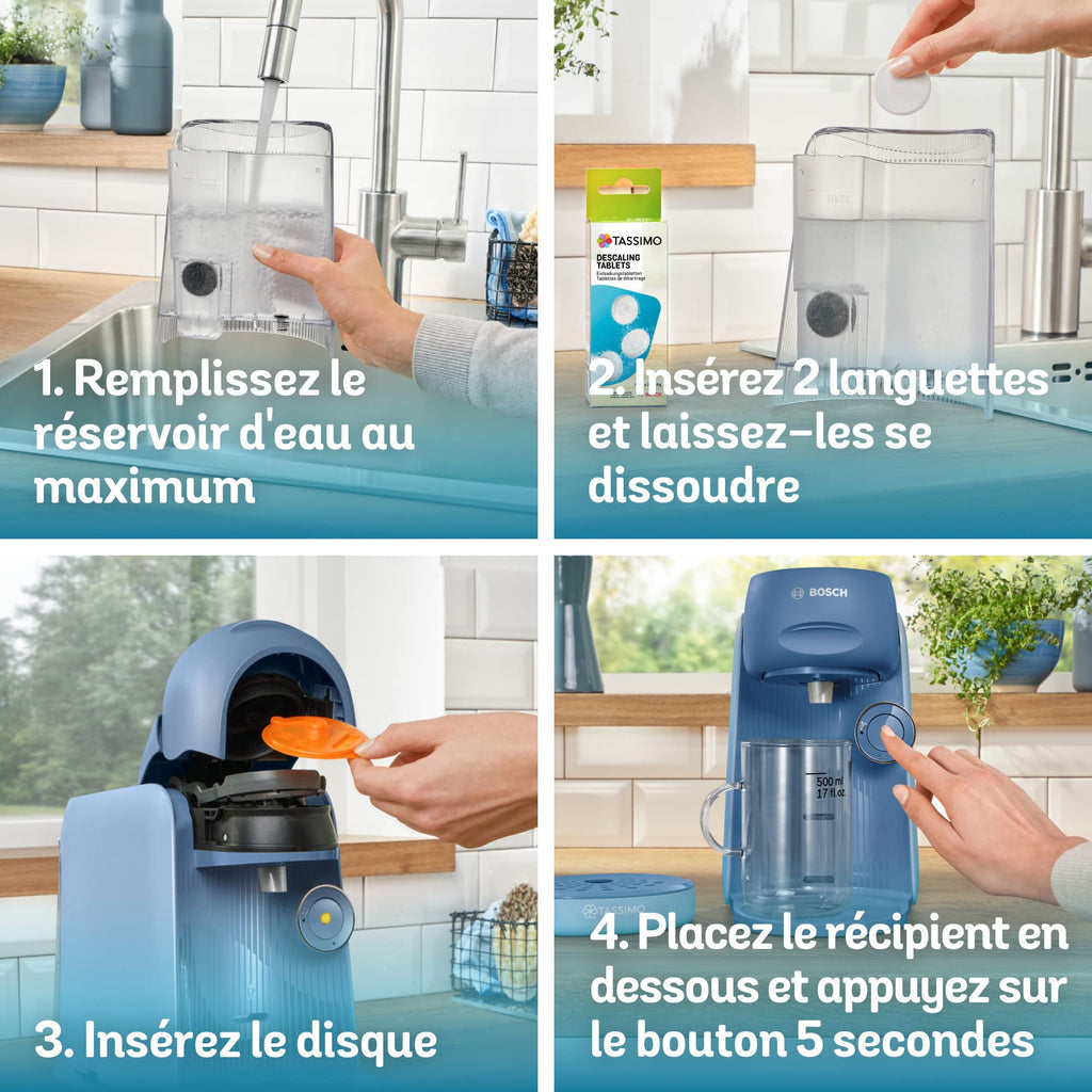 Cafetière Tassimo Finesse TAS16B3 Bleu Lavande – IntensityBoost