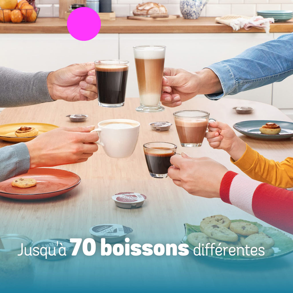 Cafetière Tassimo Finesse TAS16B3 Crème – +70 Boissons, IntensityBoost