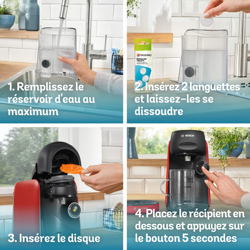 Cafetière Tassimo Finesse TAS16B3 Rouge Intense – IntensityBoost